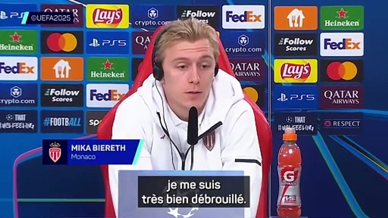 Monaco - Biereth : "Il s'est passé des choses plus folles dans le football que de renverser un 1-0 !"