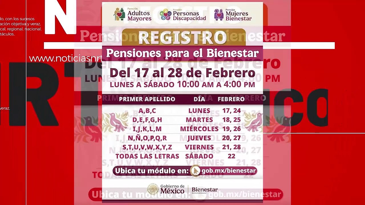 Inicia registro para Pensiones del Bienestar en Monclova