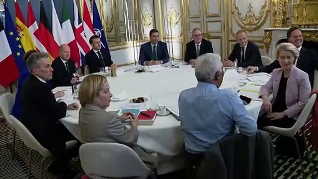 Líderes europeos coinciden en dar un paso adelante en Ucrania