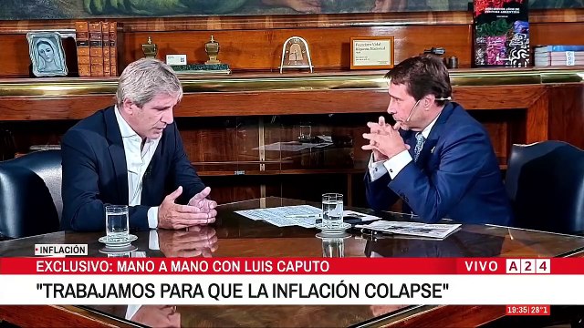 Luis Caputo: Cuando tenés un descalabro macro tan grande, los precios son un desastre