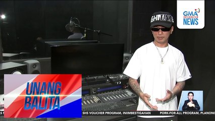 Filipino rapper, dismayado sa paggamit ng isang kandidato sa kaniyang kanta nang walang paalam | Unang Balita
