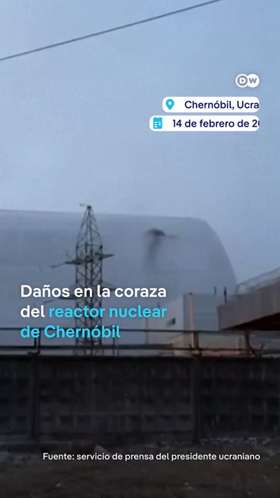 Dron ruso provoca incendio en Chernóbil
