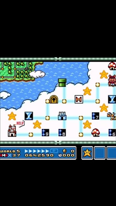 Super mário bros 3 mundo 5 fase 5