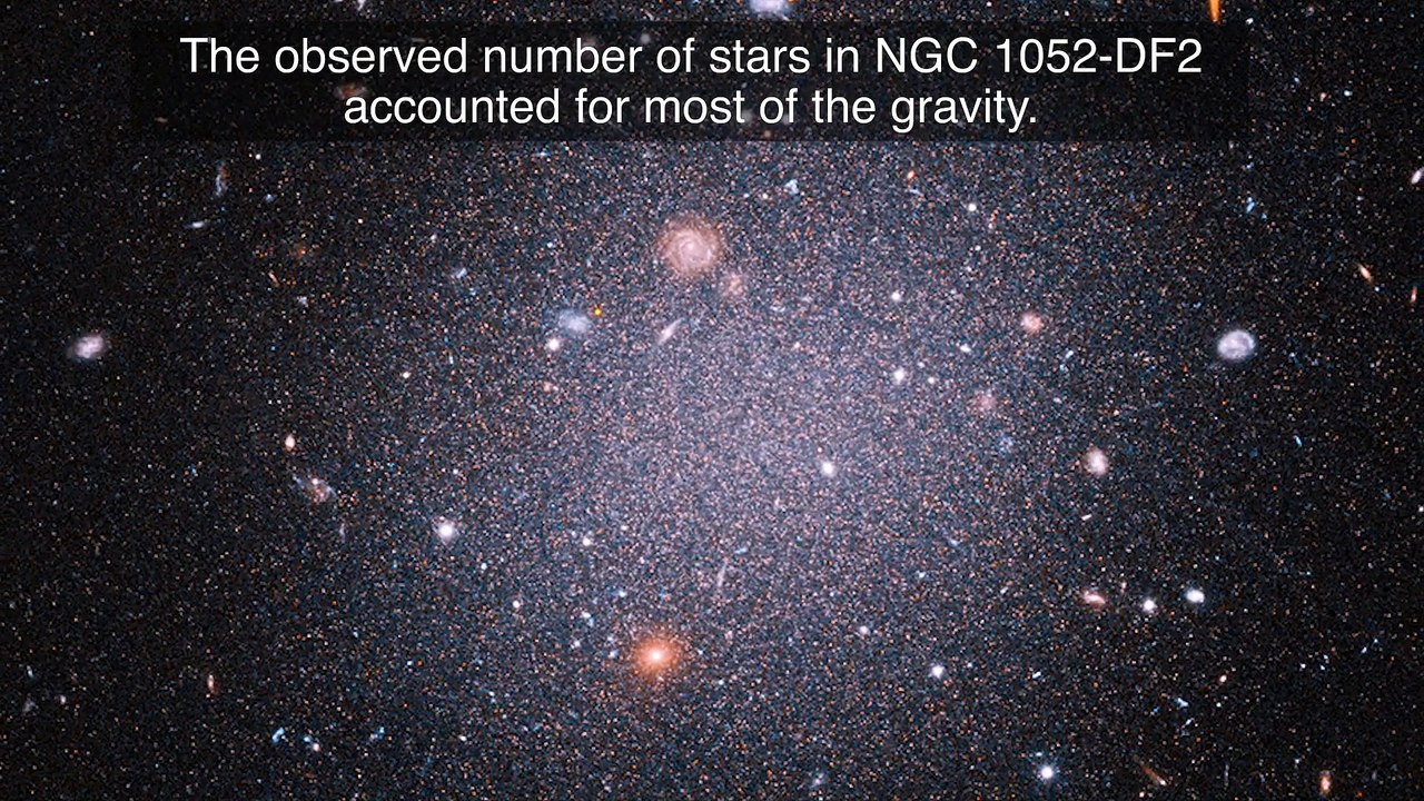 Hubble Studies Galaxy Lacking Dark Matter