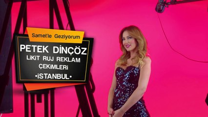 💋 Petek Dinçöz Mat Likit Ruj Çekimleri (Kamera Arkası)