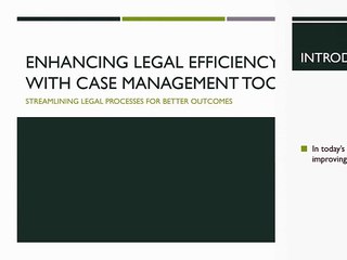 Case Management Tools