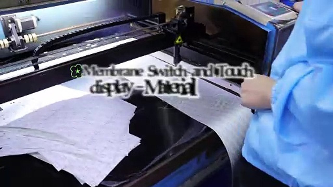 Membrane Switch and Touch display - Material Cutting Part 1
