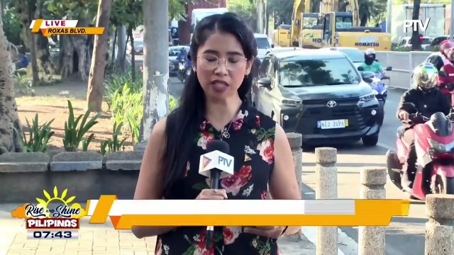 DPWH, sinimulan na ang road rehabilitation at upgrading sa Roxas Boulevard