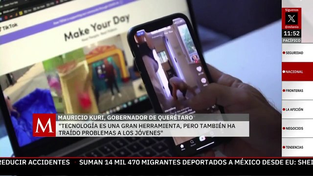 Mauricio Kuri buscará prohibición de redes sociales a menores de 14 años a nivel nacional