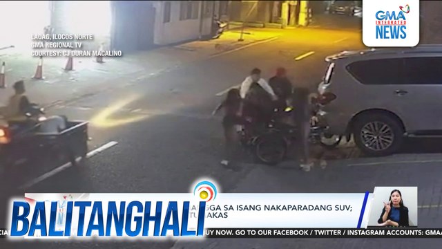 Kolong-kolong, bumangga sa isang nakaparadang SUV; driver at 4 na sakay, tumakas | Balitanghali