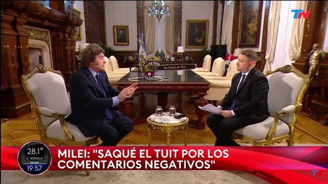 Javier Milei: No lo promocioné, lo difundí