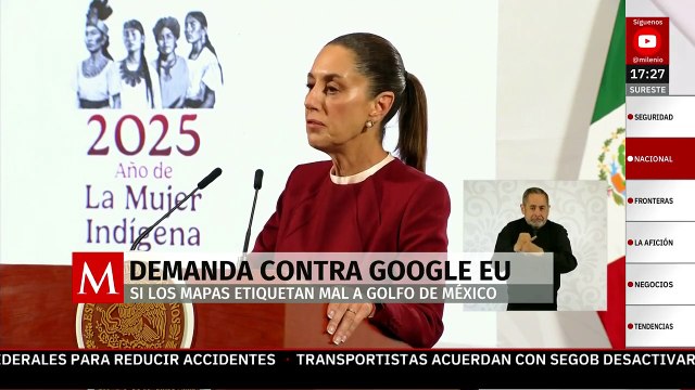 Sheinbaum tiene muchas posibilidades de ganar la demanda contra Google, asegura Petrova