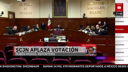 Por ausencia de ministros, SCJN aplaza votación de temas relevantes