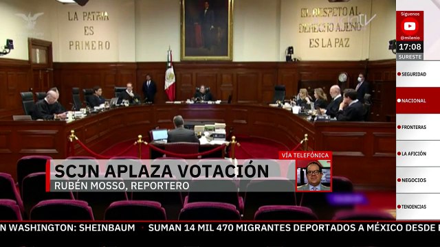 Por ausencia de ministros, SCJN aplaza votación de temas relevantes