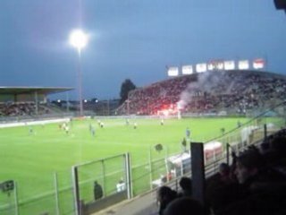 SCO - Bastia : 3ieme crakage de fumigènes