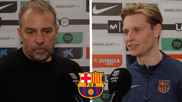 Barcelona retoma el liderato en LaLiga y Hansi Flick y Frankie de Jong comparten sus sensaciones