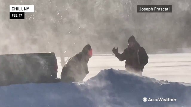 Winds cause whiteout conditions, power outages across Northeast