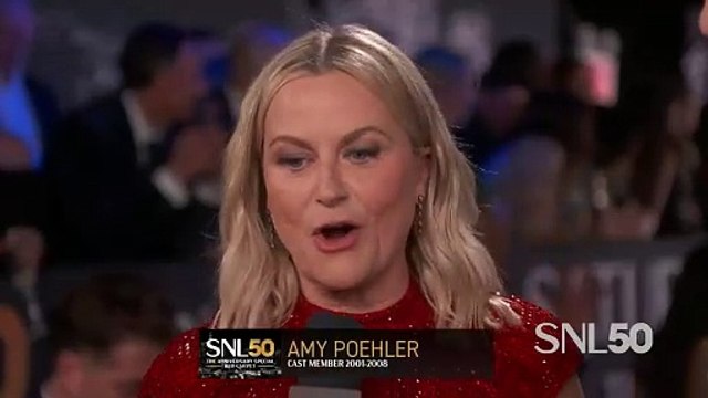 Why Amy Poehler Is Comparing SNL 50 to High School Reunion _ Saturday Night Live Special