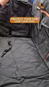 PetBuds Dog Car Seat Cover Travel Bag & Carrier for Dogs