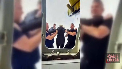 Kanada'da inişte devrilen uçak içerisinden yeni görüntüler ortaya çıktı