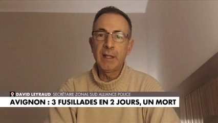 David Leyraud revient sur les trois fusillades en deux jours à Avignon