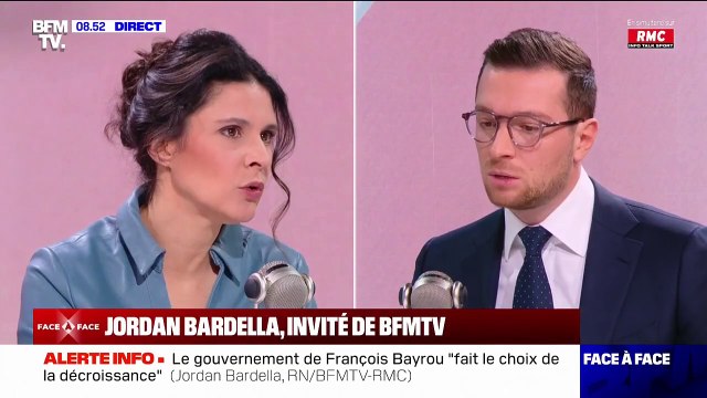 Jordan Bardella à Bruno Retailleau: Faire croire qu'on agit quand on n'agit pas, je trouve ça assez malsain et dérangeant