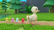 5 Little Ducks(Learn Colors Song)  Nursery Rhymes and Kids Songs.