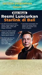 Elon Musk Resmi Luncurkan Starlink di Bali#Elon Musk ke Bali#Elon Musk#Starlink di Bali