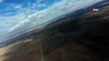 Bursa\'da çekim yapan dron şahinin radarına takıldı