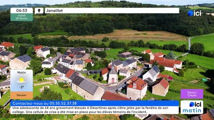 18/02/2025 - ici matin par ici Creuse en vidéo