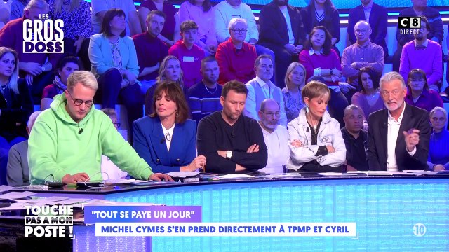 Cyril Hanouna dans TPMP s'en prend à Michel Cymes sur C8.