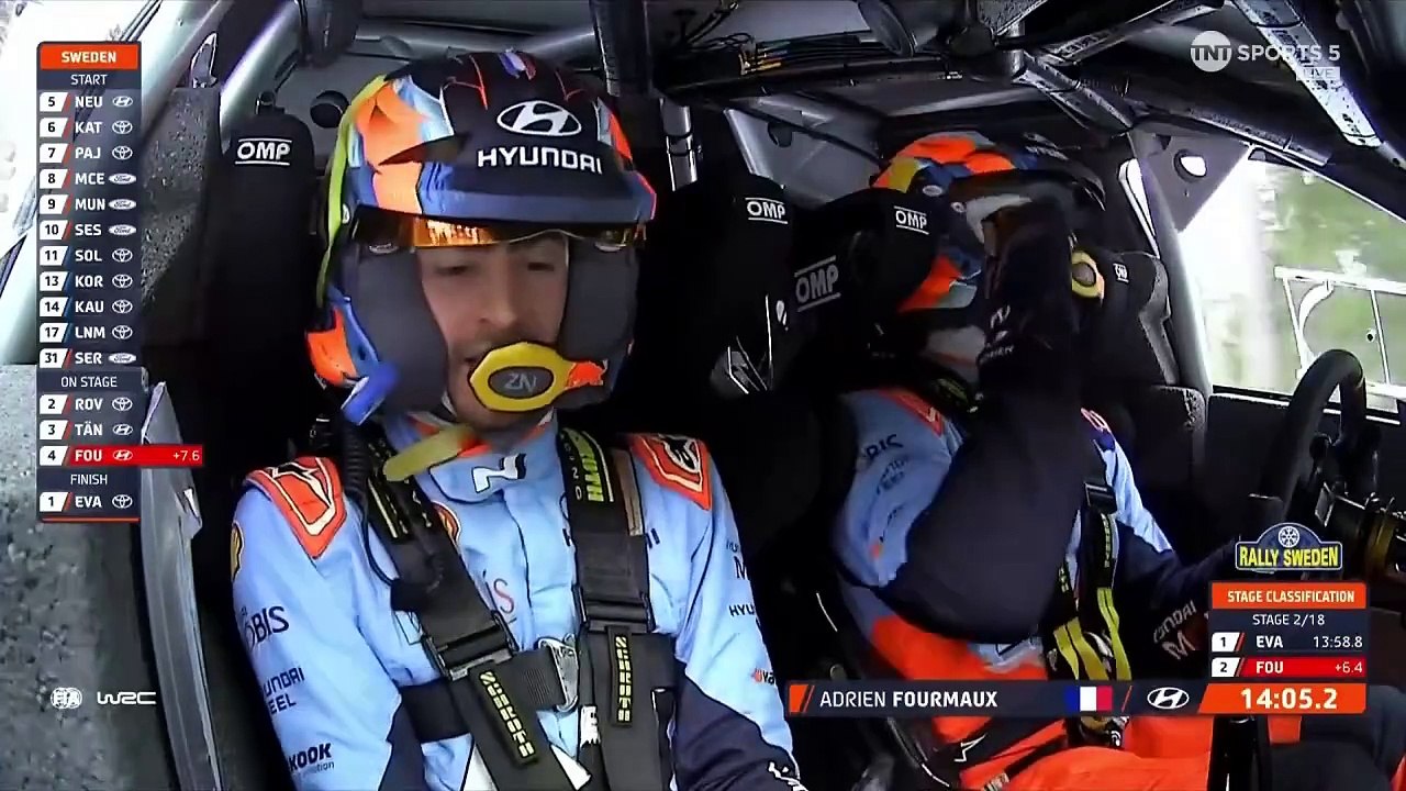 WRC 2025. Round 2. Sweden Day 2 SS2
