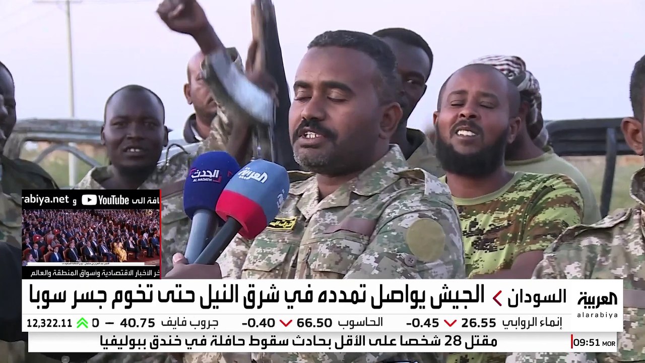 كاميرا العربية تدخل إلى منطقة العليفون بمحلية شرق النيل بالخرطوم بعد سيطرة الجيش عليها