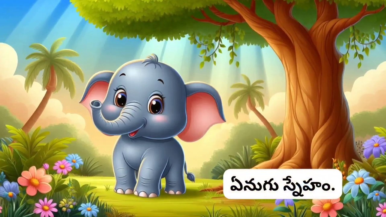 ఏనుగు స్నేహం ! Inspirational and Motivational video in Telugu
