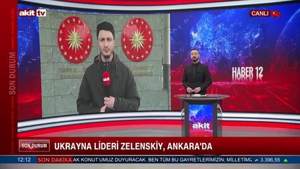 Ukrayna lideri Zelenskiy, Ankara'da