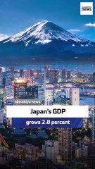 Japan’s GDP grow s 2.8 percent