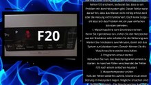 Miele Waschmaschine Fehler F20