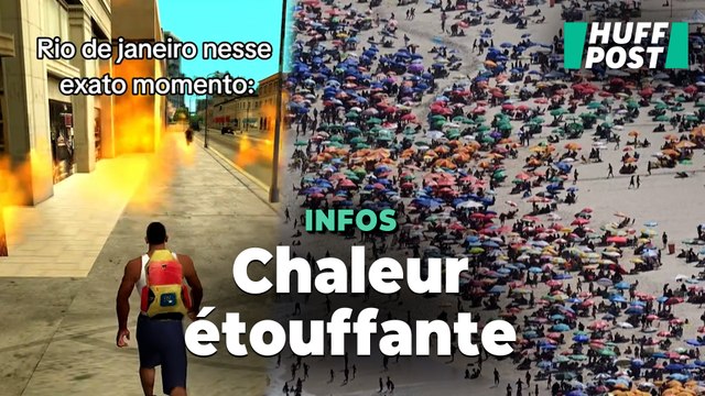 44° degrés à Rio, les Brésiliens subissent une canicule inhabituelle et insupportable