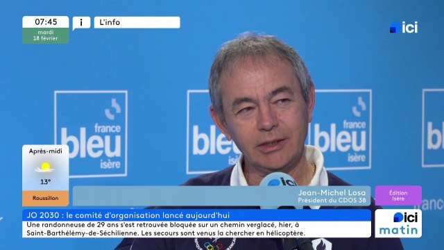 JO 2030 - La capitale des Alpes, c'est Grenoble et pas Lyon regrette le comité départemental olympique et sportif