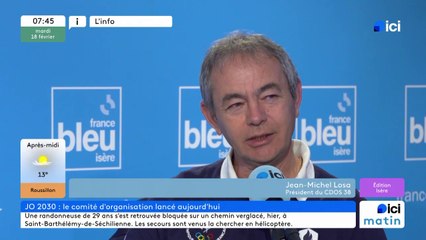 JO 2030 - "La capitale des Alpes, c'est Grenoble et pas Lyon" regrette le comité départemental olympique et sportif