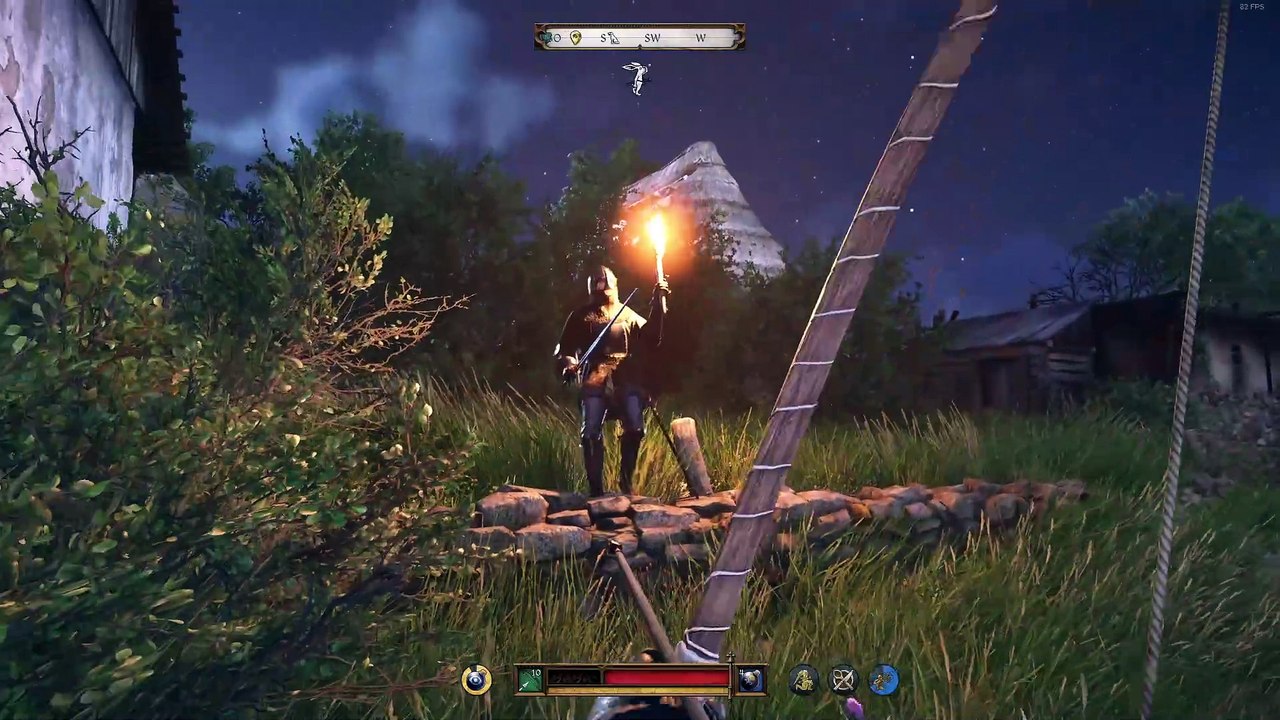 Kingdom Come 2: Heinrich zerlegt im Schutz der Dunkelheit mit Giftpfeilen ein Banditenlager