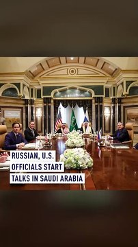 Russian, U.S. officials start talks in Saudi Arabia