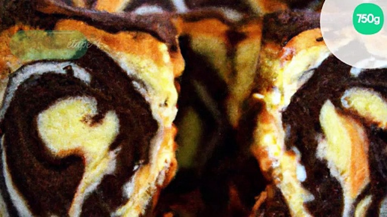 Gâteau marbré chocolat pour enfants