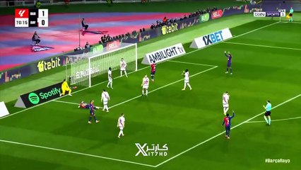 El control a lo Dennis Bergkamp de Dani Olmo: a punto de hacer el gol del año en el Barça-Rayo