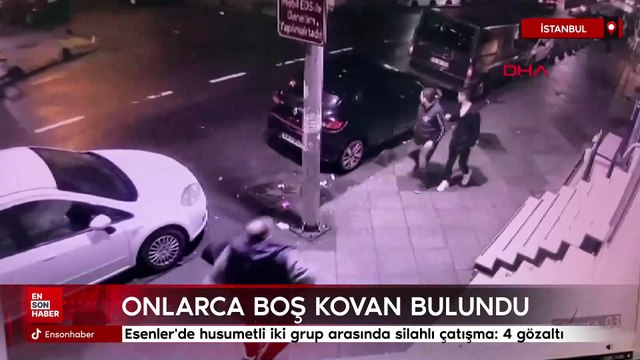 Esenler'de husumetli iki grup arasında silahlı çatışma: 4 gözaltı