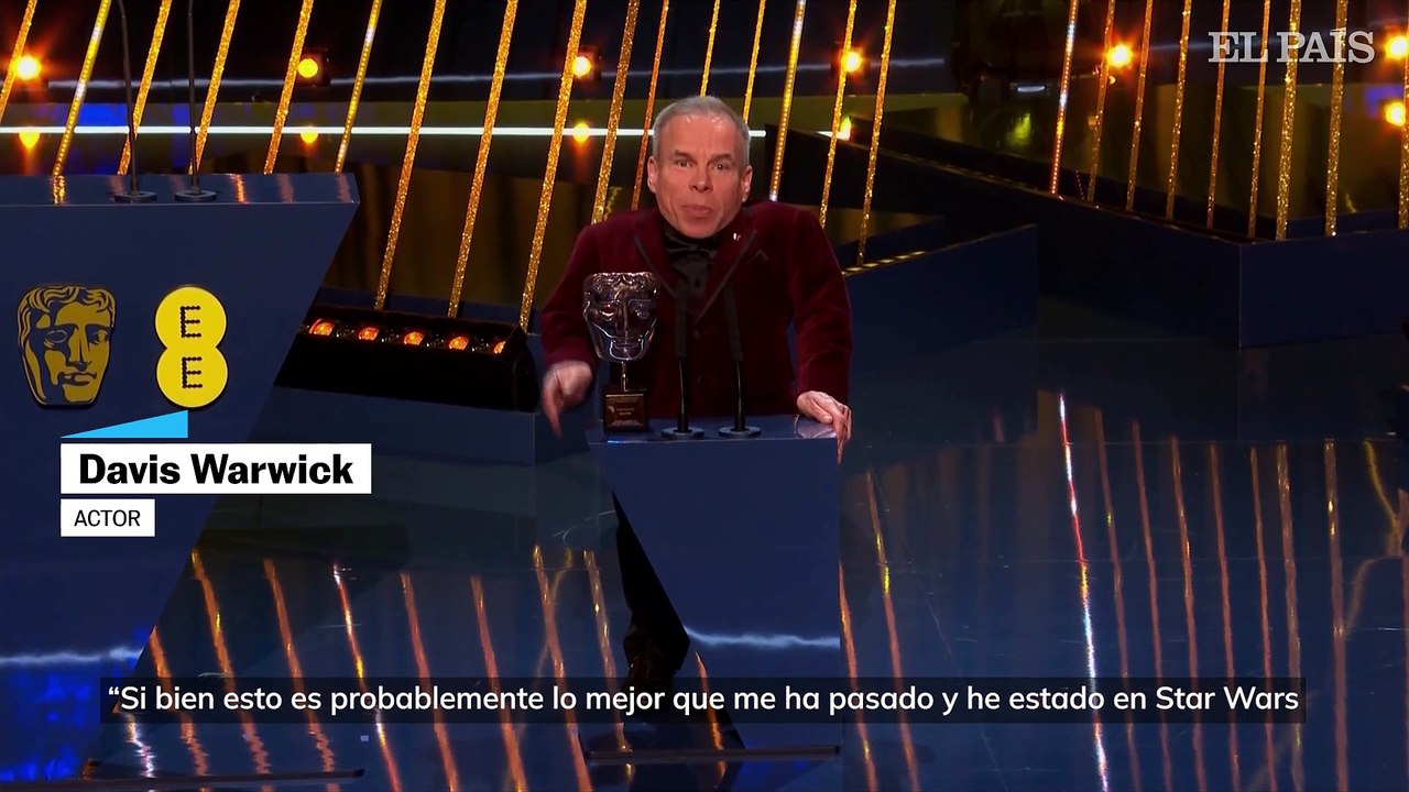 Warwick Davis, en los Bafta