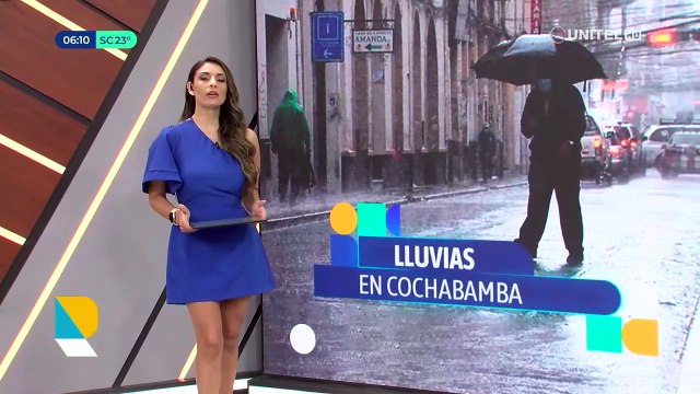 Con el agua por encima de los tobillos, así quedaron varias vías en Quillacollo tras lluvias intensas