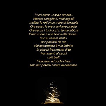Tu eri carne , ossa e amore... Anna Lisa Carpitella LeggeRodolfo Vettor ❤️❤️❤️