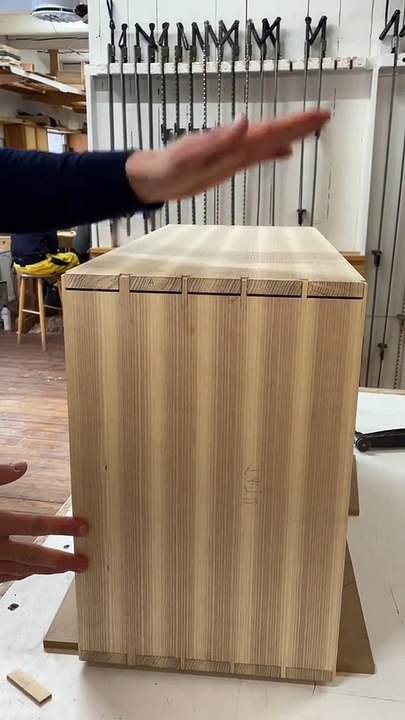 Johan’s Tool Cabinet – Precision Joinery in Progress -✅ - project2025-#Joinery #Dovetails #Woodworking #Satisfying #ASMR #JapaneseJoinery #FineWoodworking #Craftsmanship #ToolCabinet