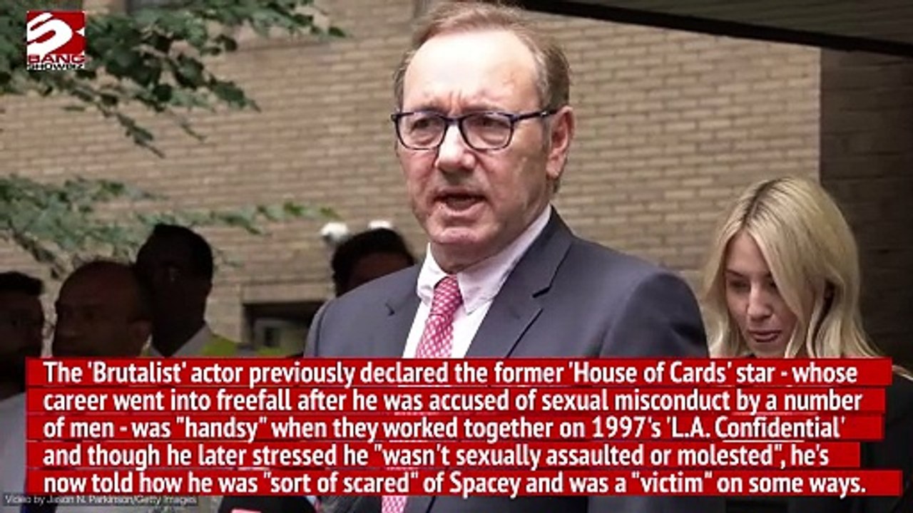 Guy Pearce has claimed he was "targeted" by Kevin Spacey